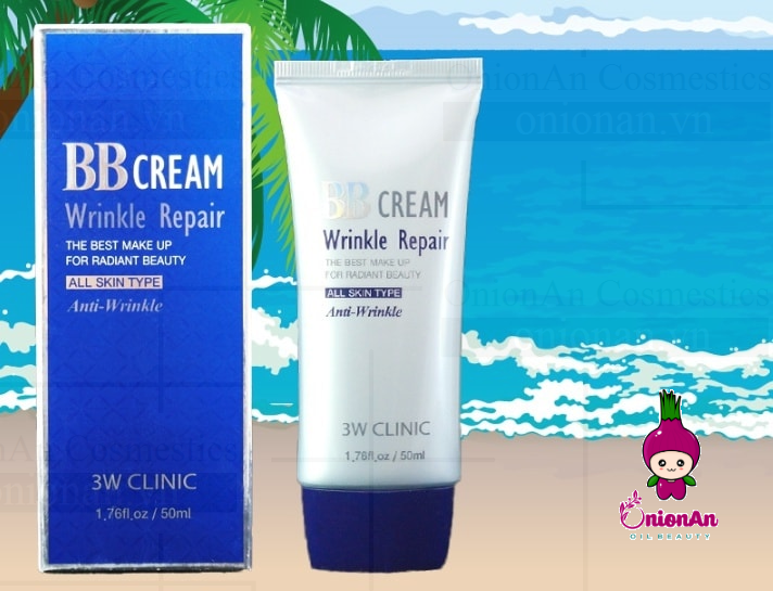 Kem Nền Trang Điểm Chống Nắng 3W Clinic Wrinkle Intensive